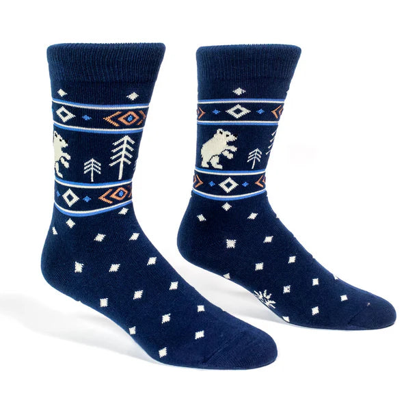 Bear With Me, Wool Crew Socks