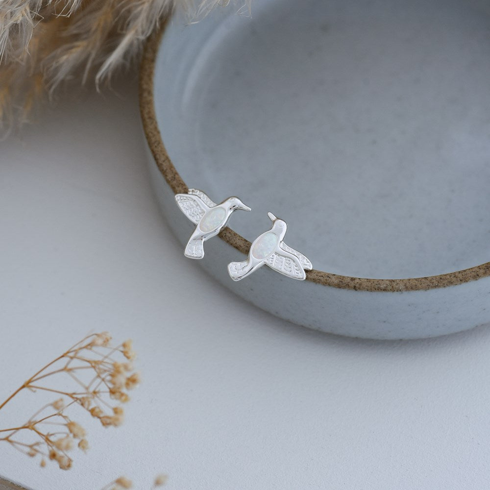 Walela Stud In Silver/Opalite