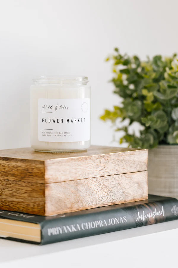 Flower Market Soy Wax Candle