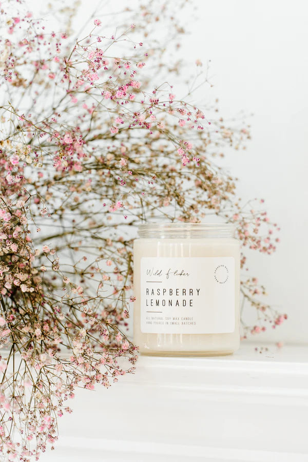 Raspberry Lemonade Soy Wax Candle