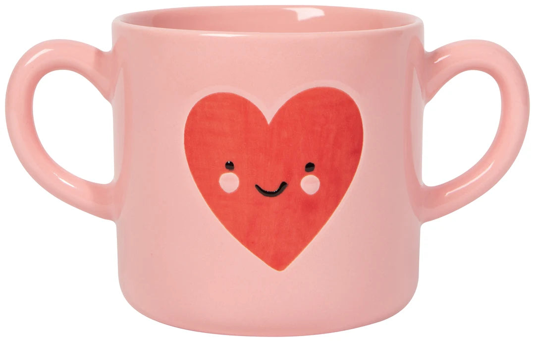 Heart to Heart Double-Handle Mug