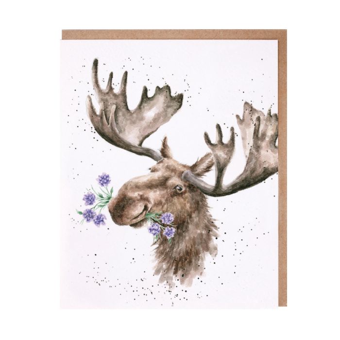 Mountain Ranger Moose Card