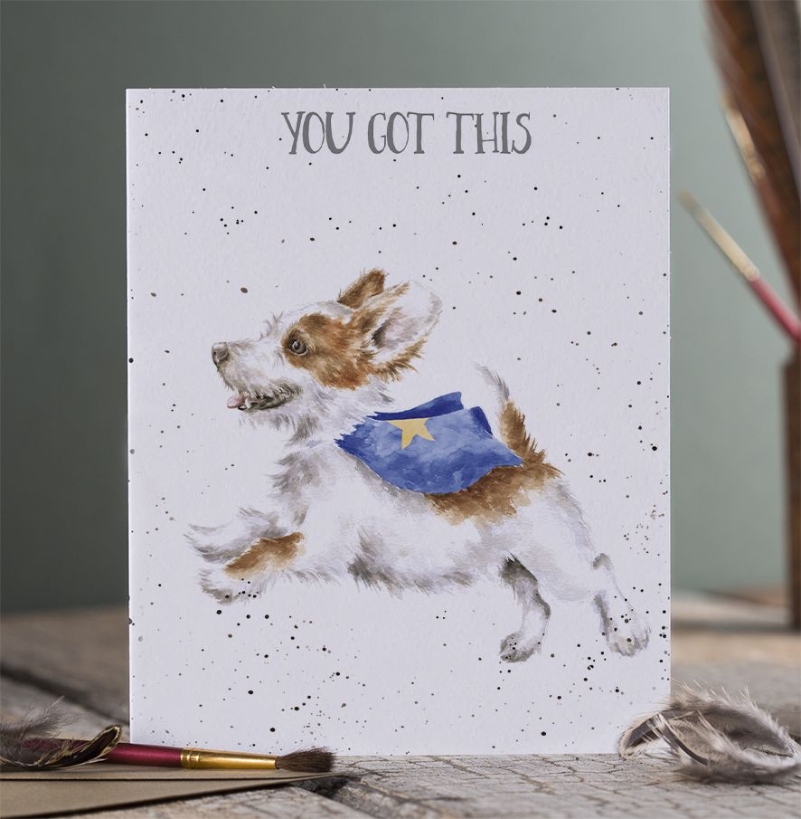 Super Dog Terrier Card