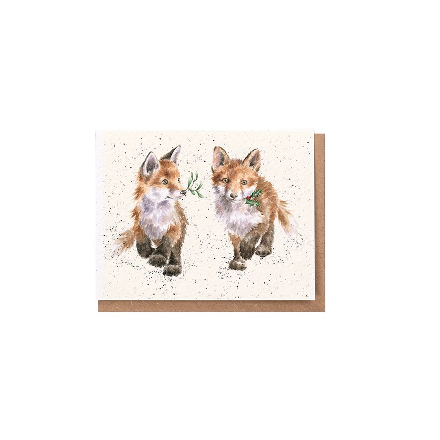 Glad Tidings Fox Enclosure Card