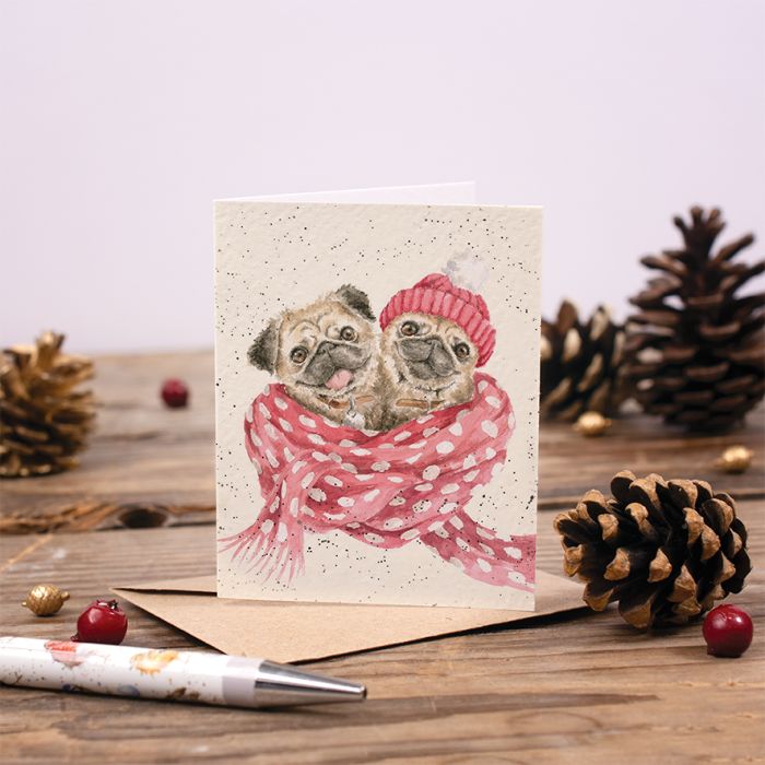 Snug As A Pug Enclosure Card