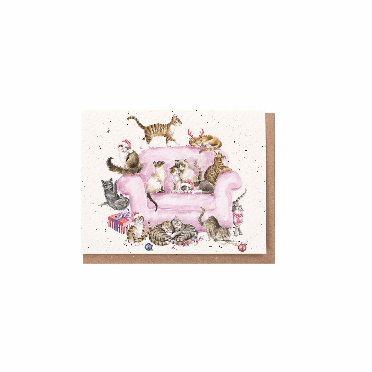 Meowy Christmas Cat Enclosure Card