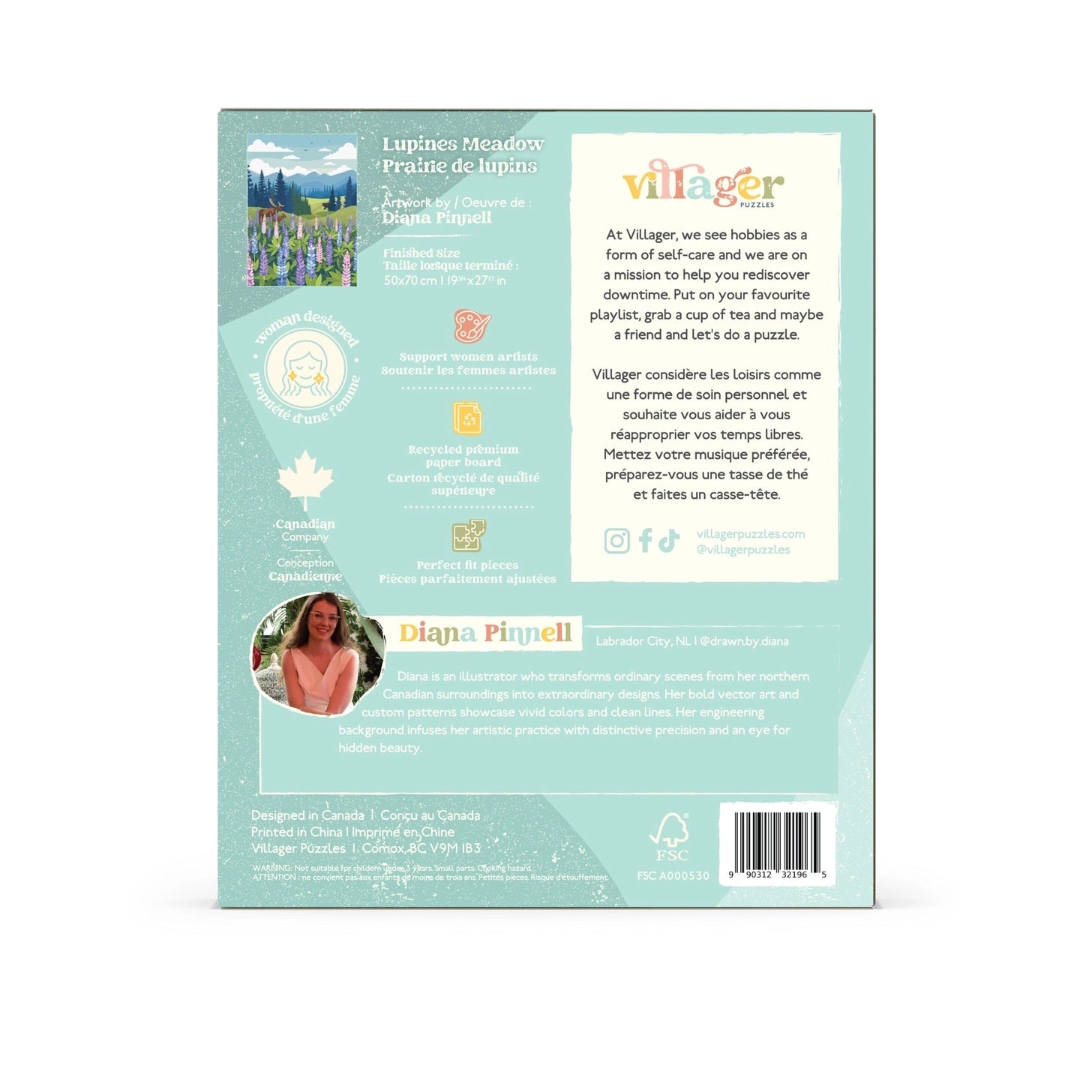 Lupines Meadow, 1000 Piece Puzzle