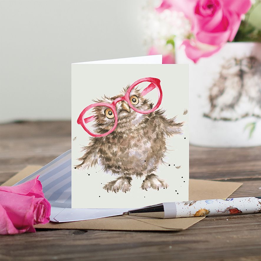 Spectacular Owl Enclosure Card