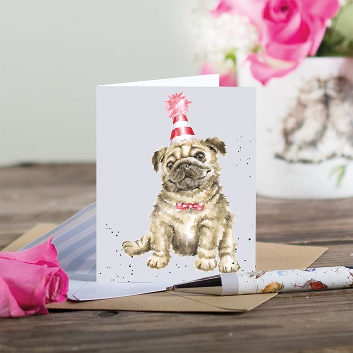 Another Wrinkle Pug Enclosure Card