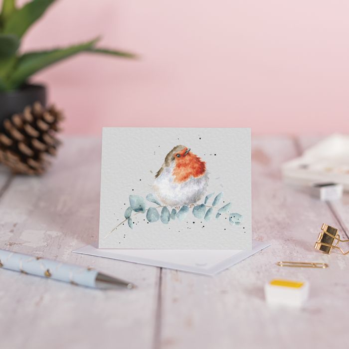 Eucalyptus Robin Enclosure Card