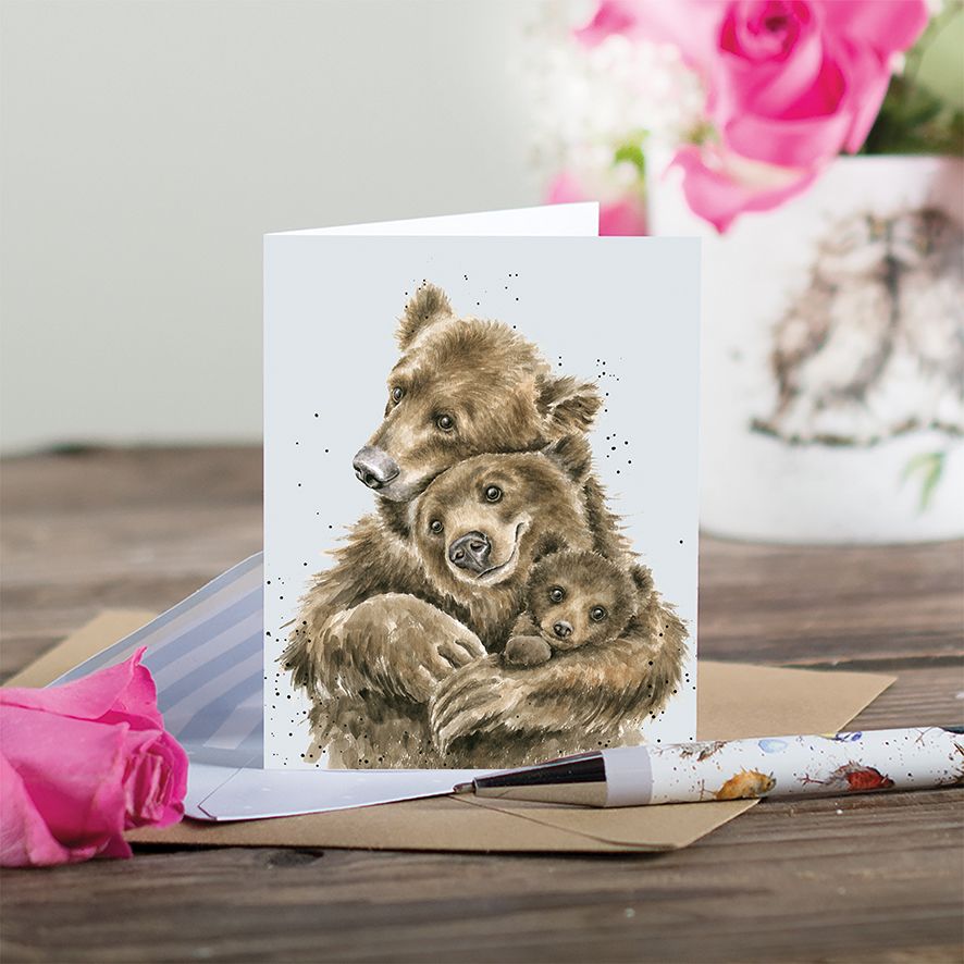 Bear Hugs Bear Enclosure Card