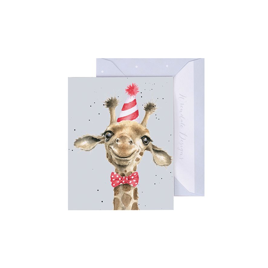 Here For The Cake Giraffe Enclosure Card