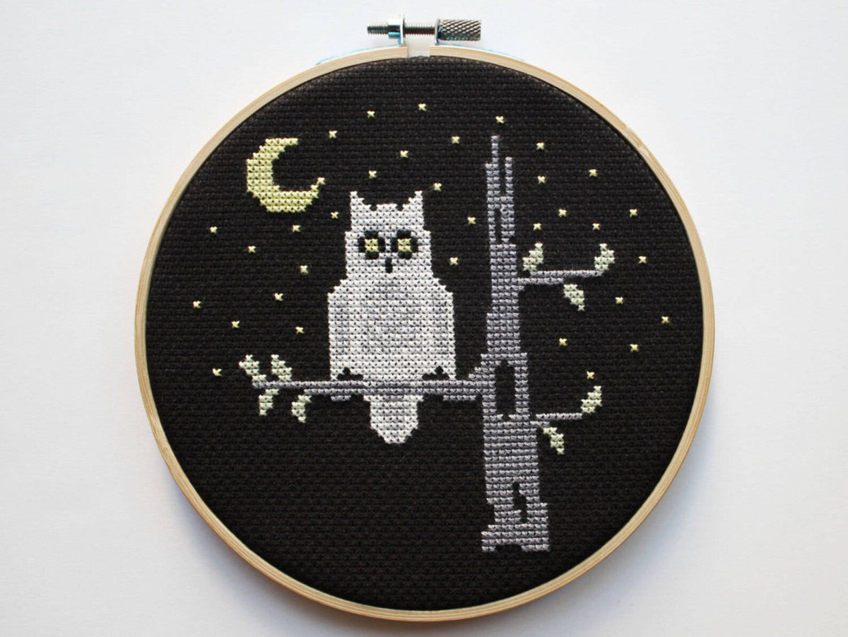 Night Owl Counted Cross Stitch Kit π¨π¦