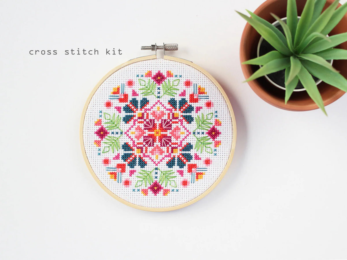 Midnight Marigolds Counted Cross Stitch Kit π¨π¦