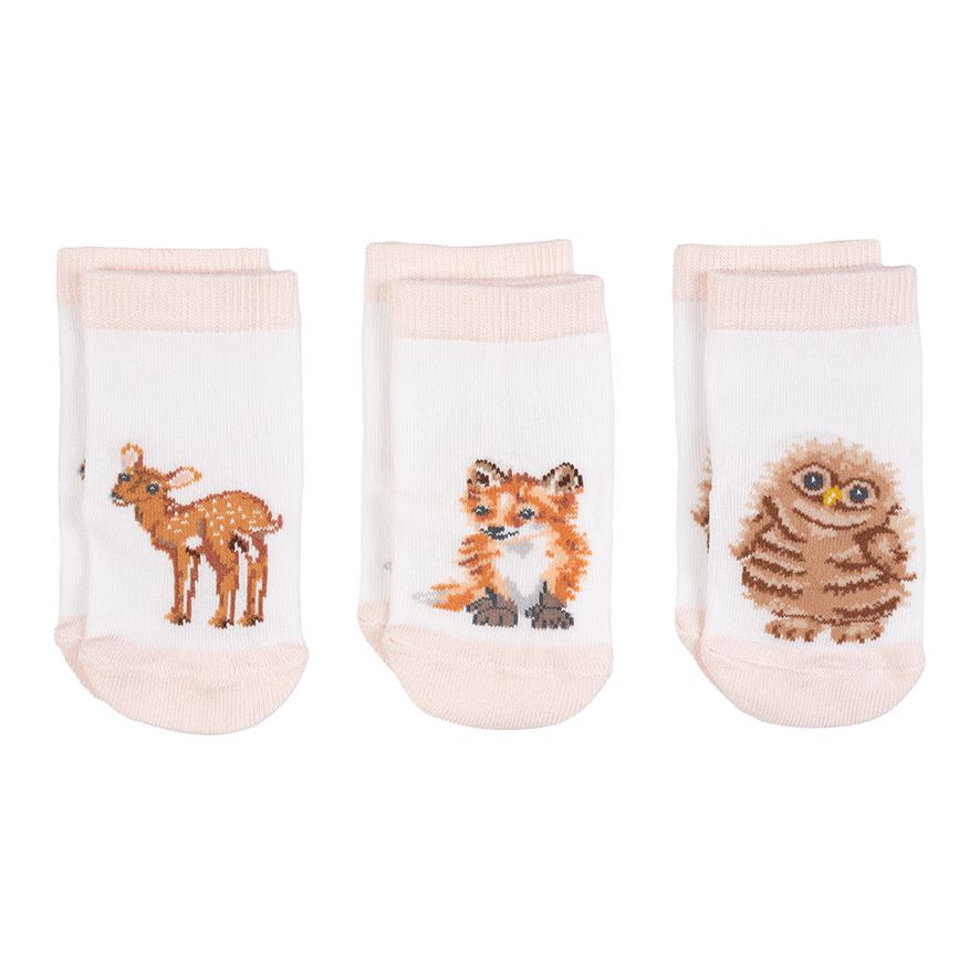 Woodland Animal Baby Socks