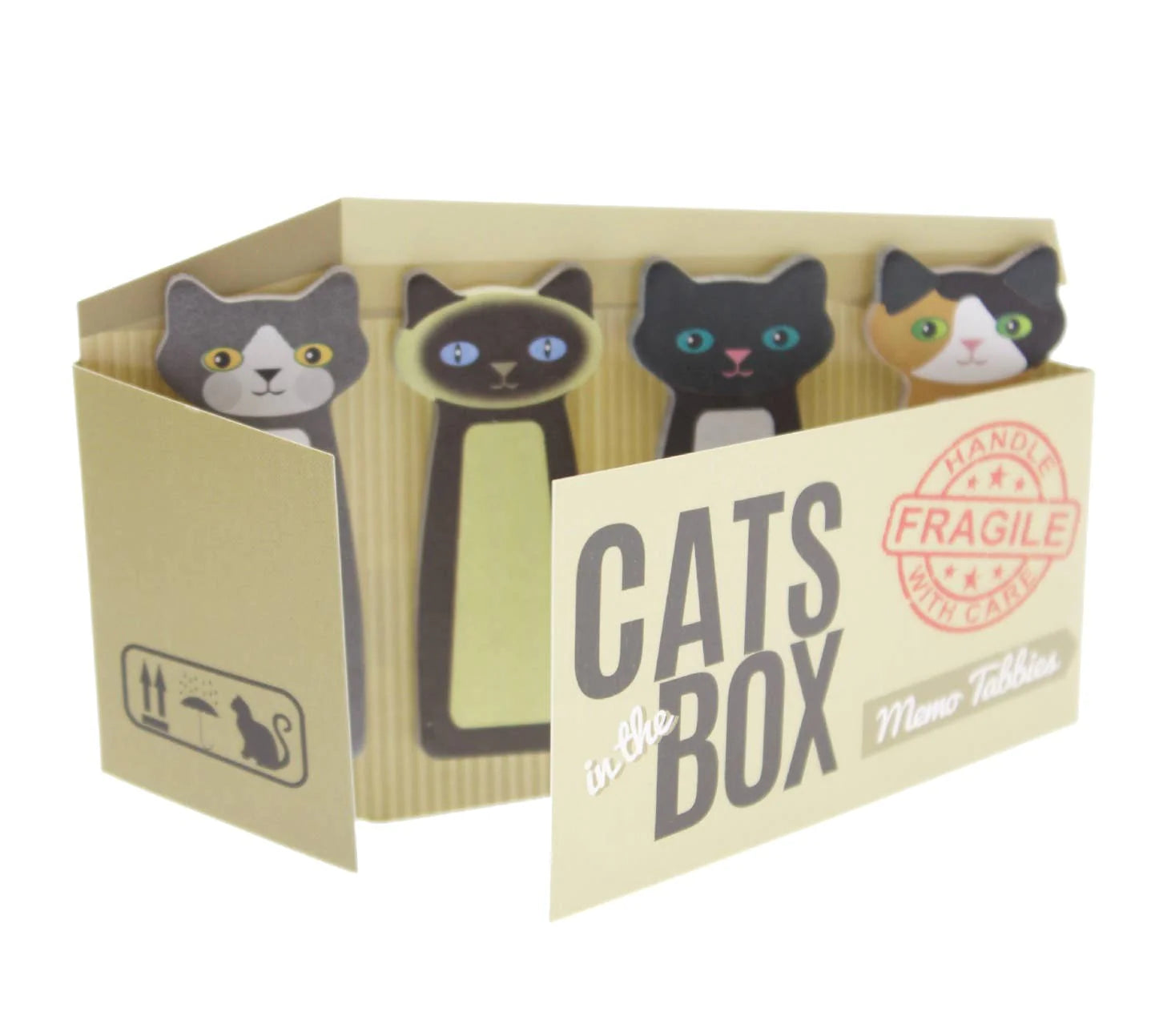 Cats In The Box Memo Tabbies