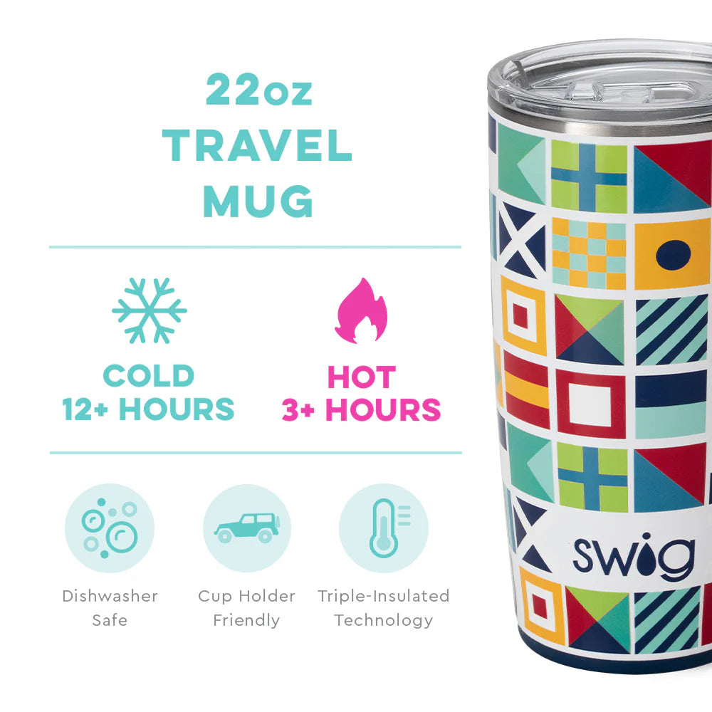 Nauti Girl Travel Mug 22oz