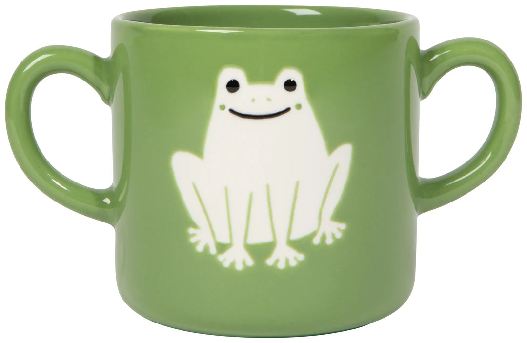 Ribbit Double-Handle Mug