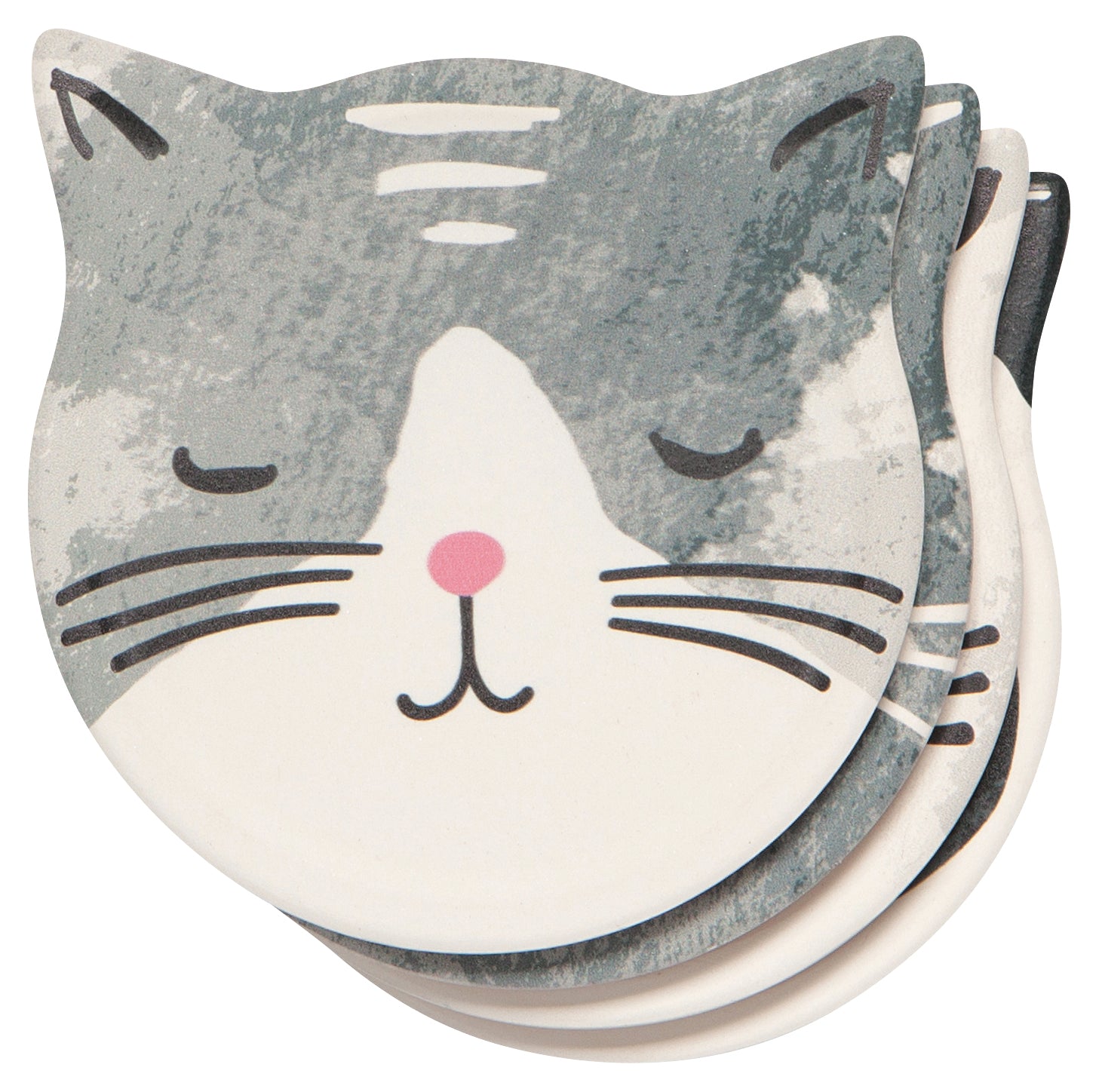 Cats Meow Soak Up Coaster, Set of 4
