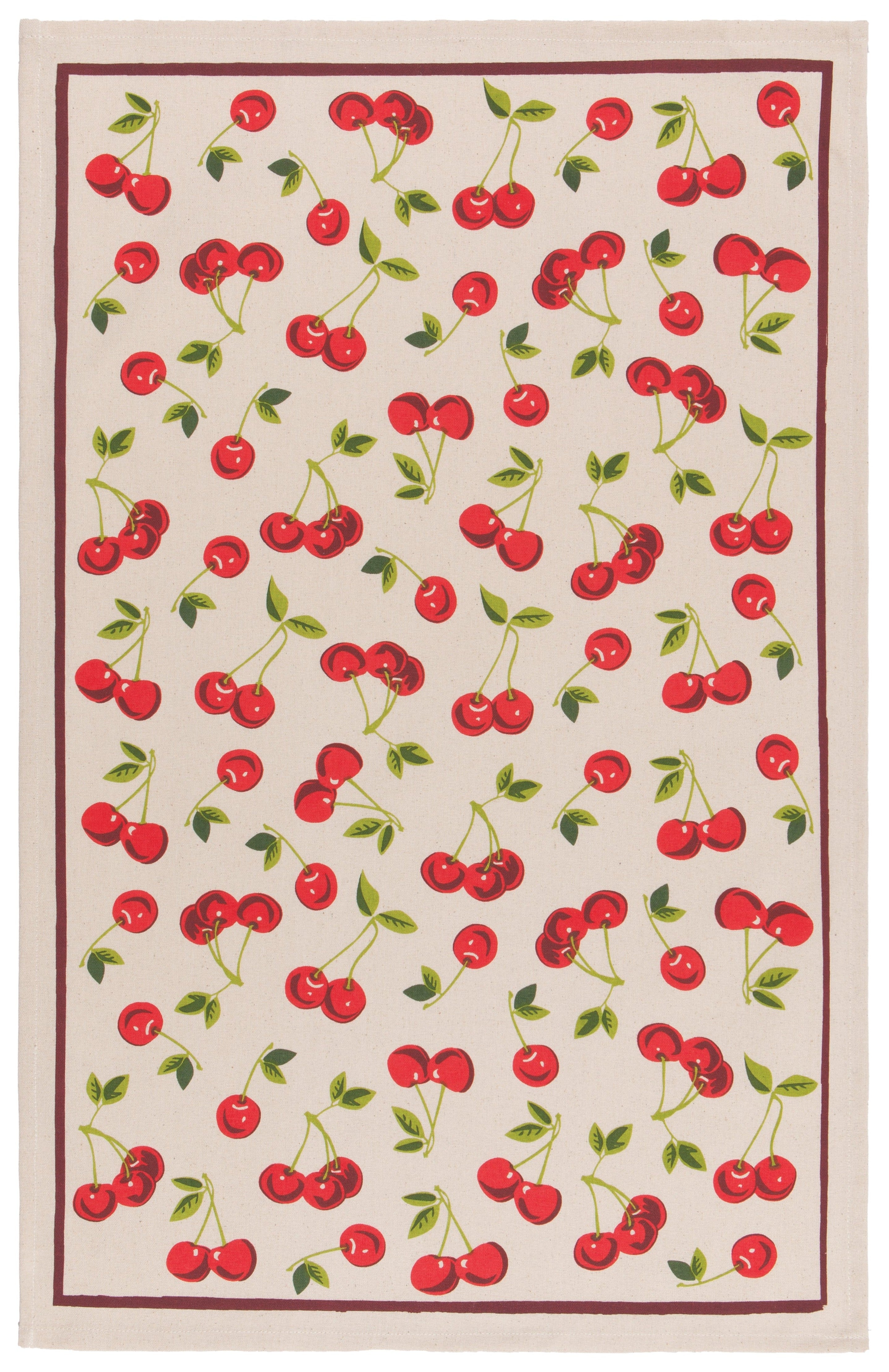 Cherries Tea Towel