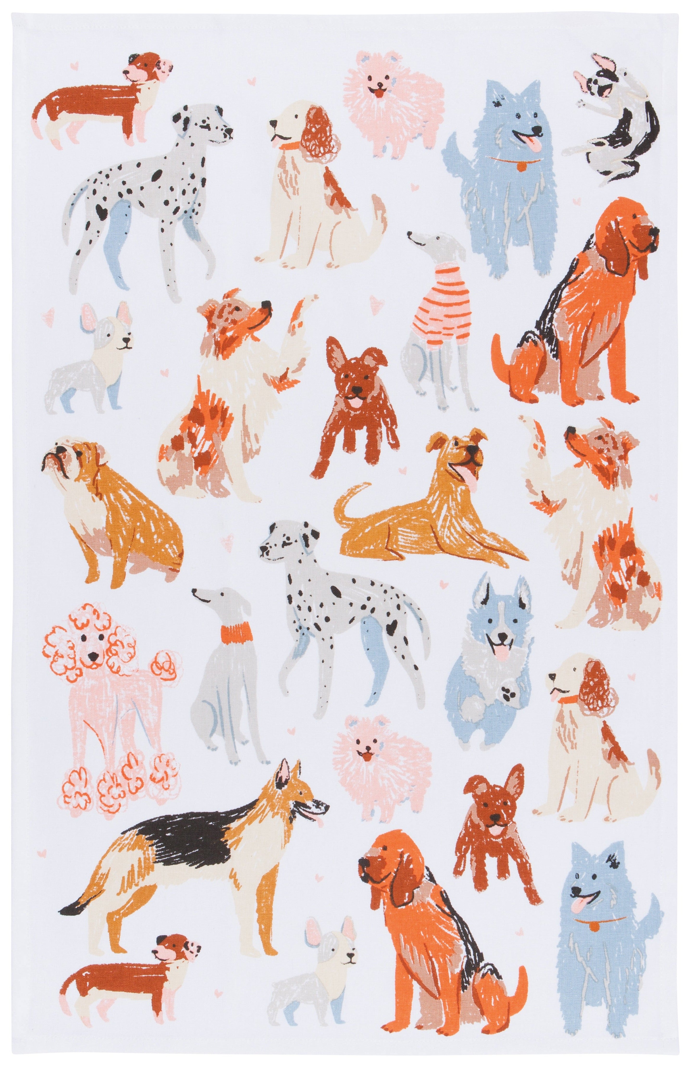 Puppos Puppies Dishtowel