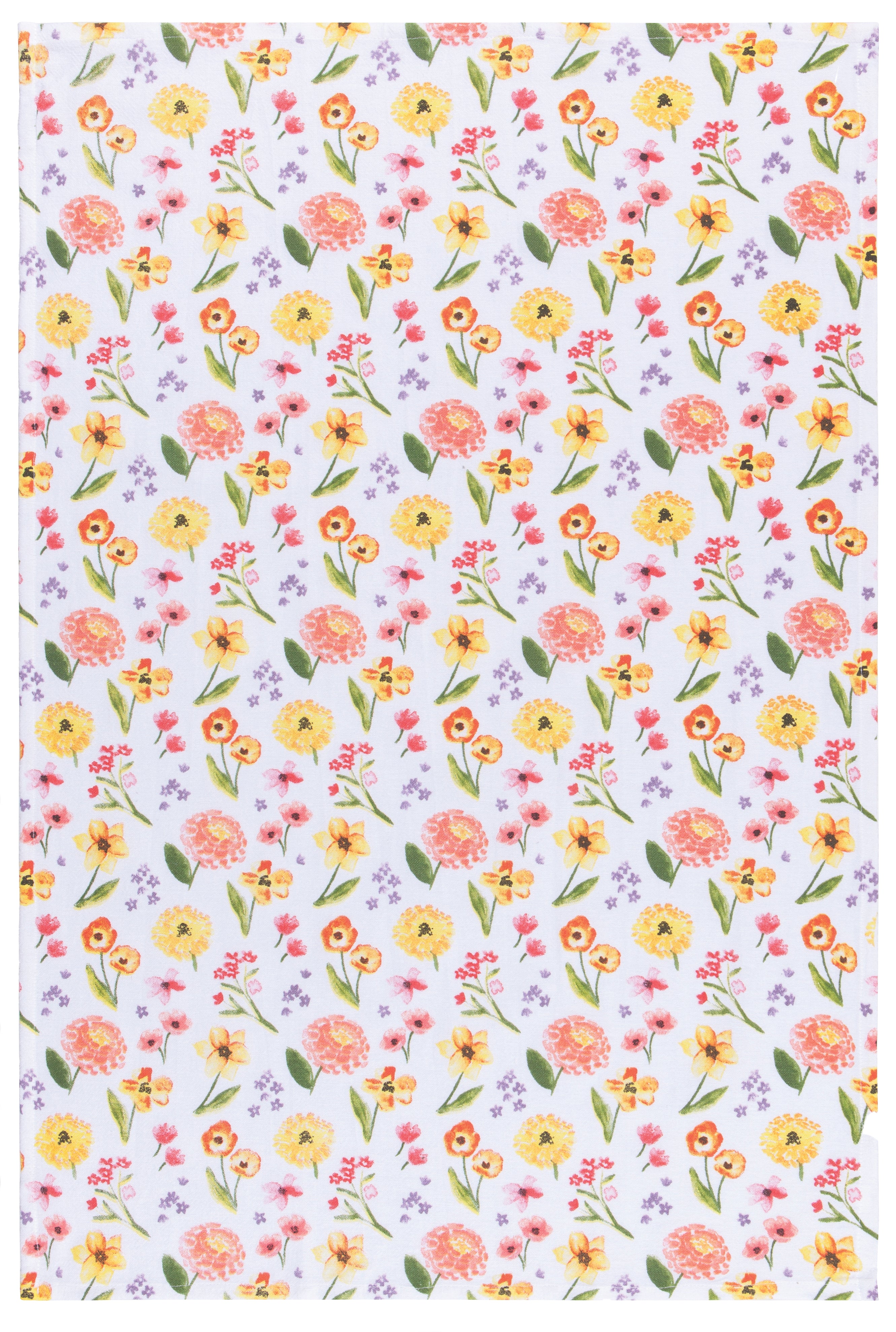 Cottage Floral Bakers Flour Sack Tea Towels, Set of 3
