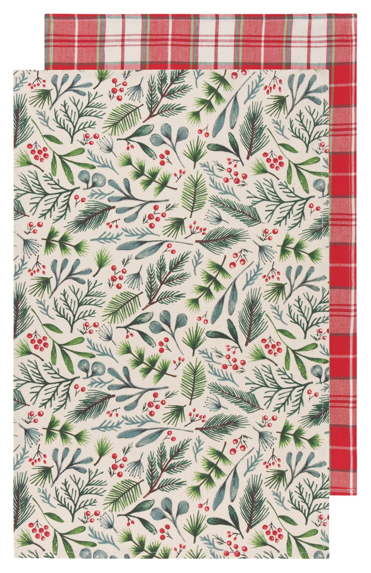 Bough & Berry Tea Towels, Set of 2