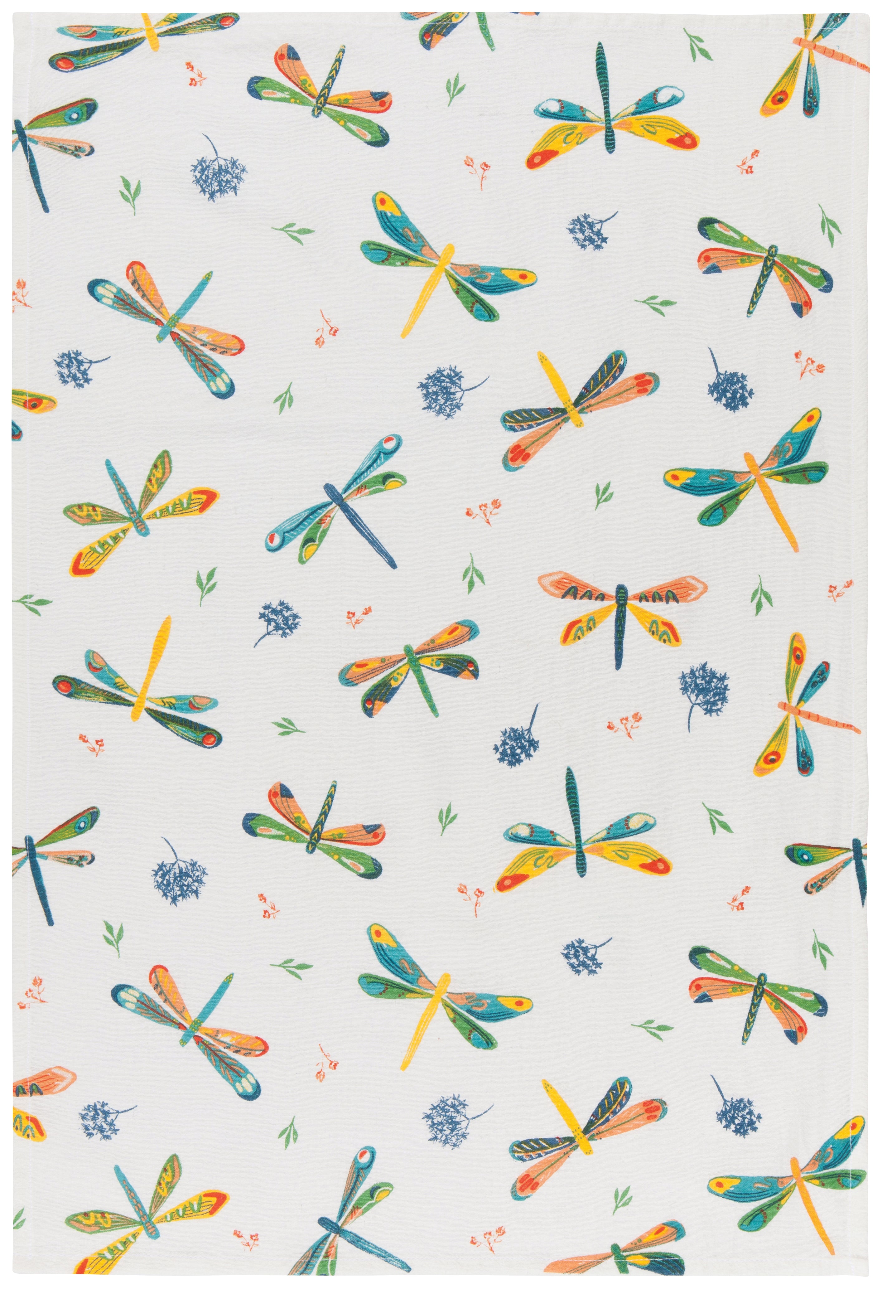 Dragonfly Baker Flour Sack Tea Towels, Set of 3