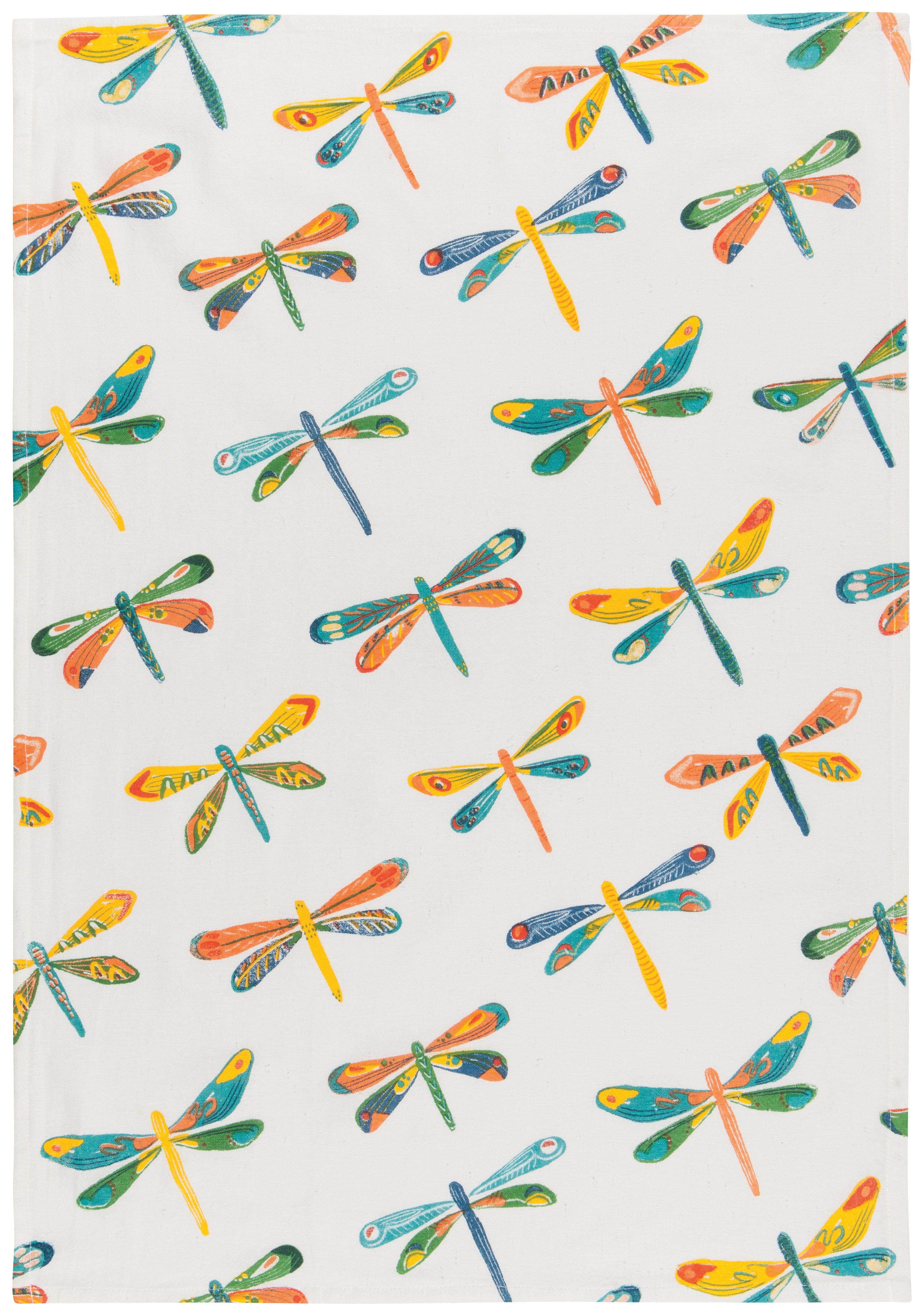 Dragonfly Baker Flour Sack Tea Towels, Set of 3