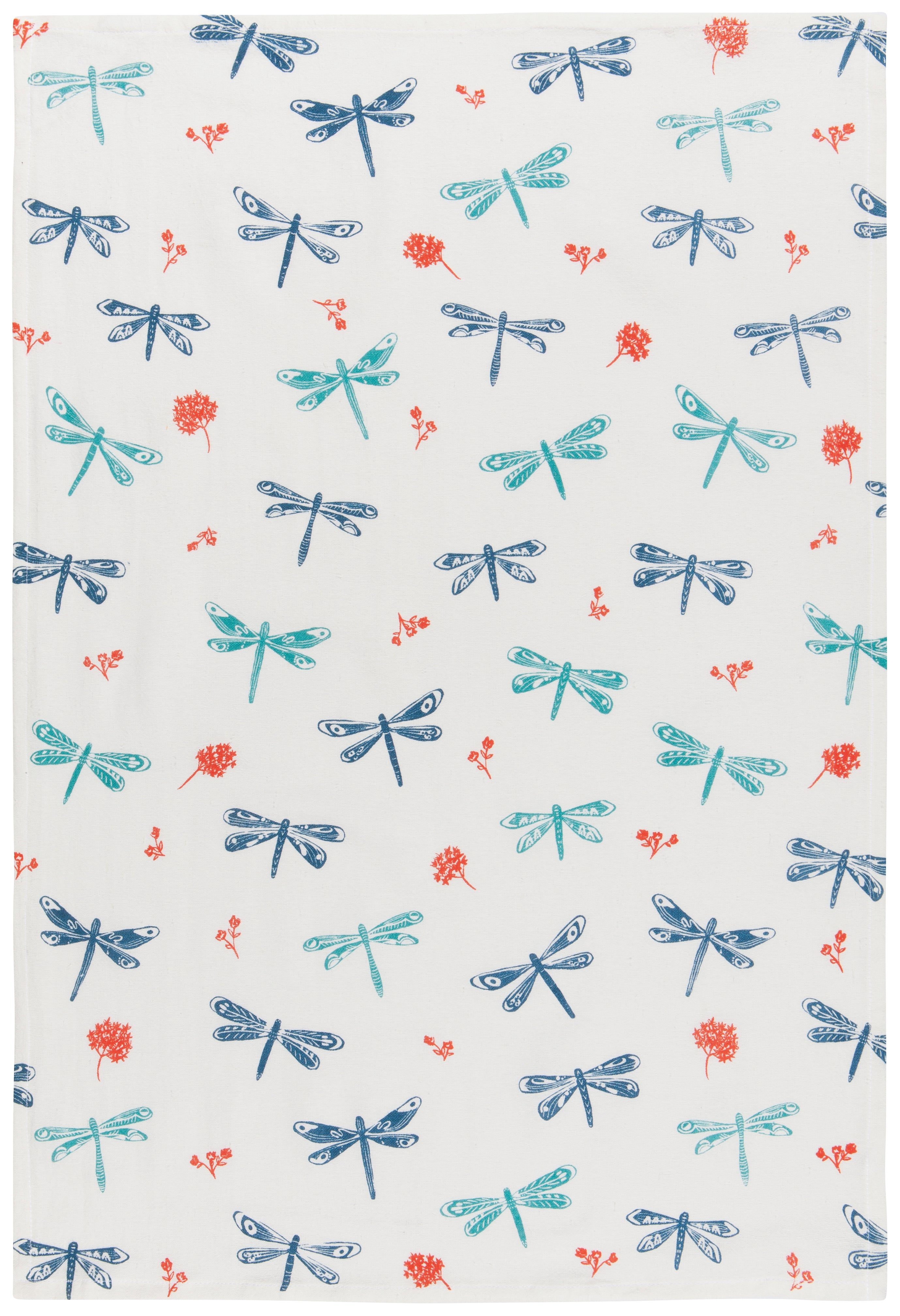 Dragonfly Baker Flour Sack Tea Towels, Set of 3