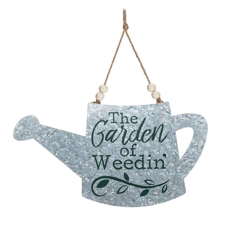 Watering Can Slogan Sign