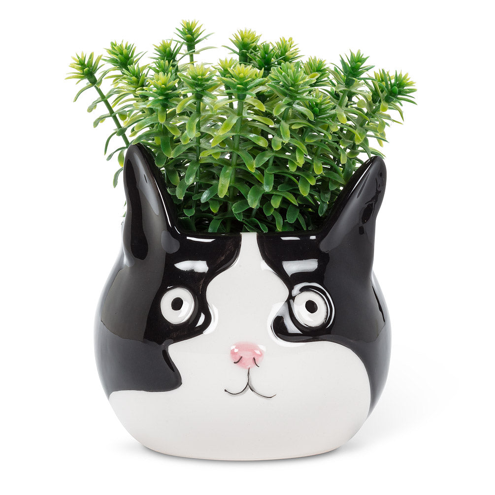 Large Cat Head Planter