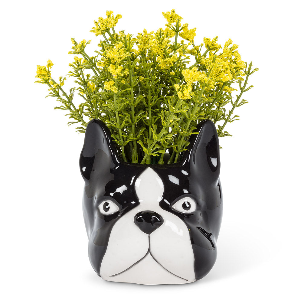 Large Dog Head Planter