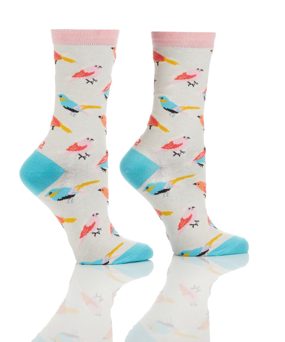 Colourful Birds, Crew Socks