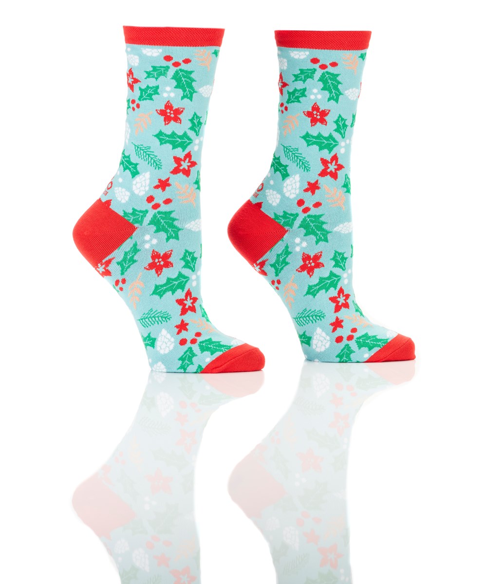 Holly Foliage, Crew Socks