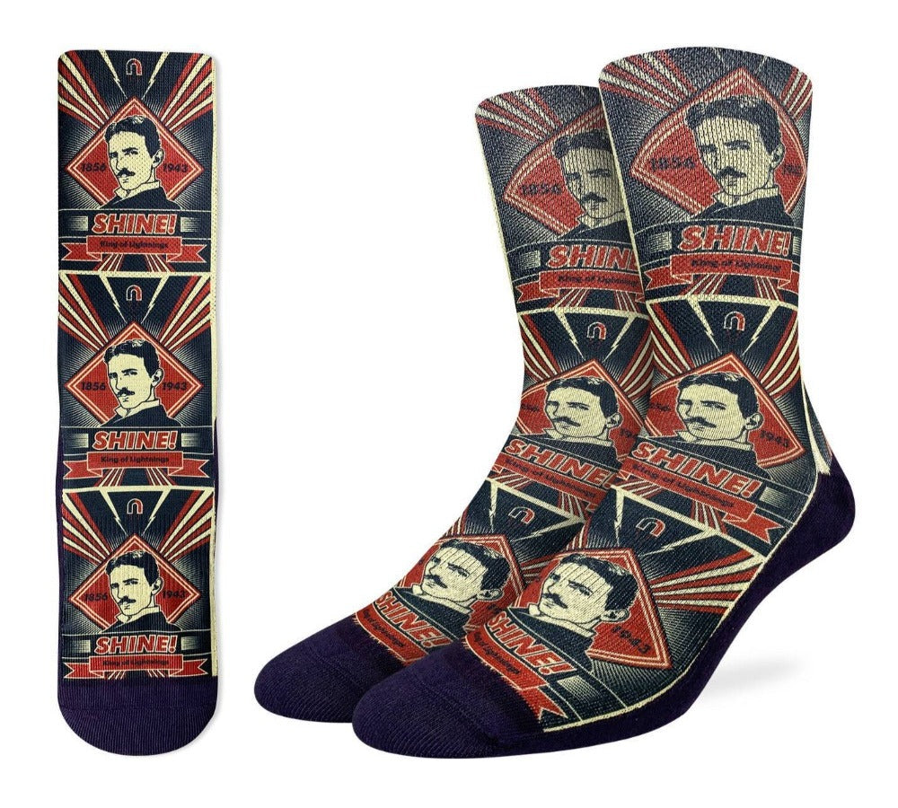 Nikola Tesla, Active Fit Socks