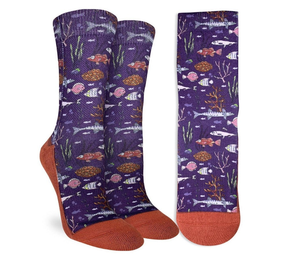 Lake Fish, Active Fit Socks