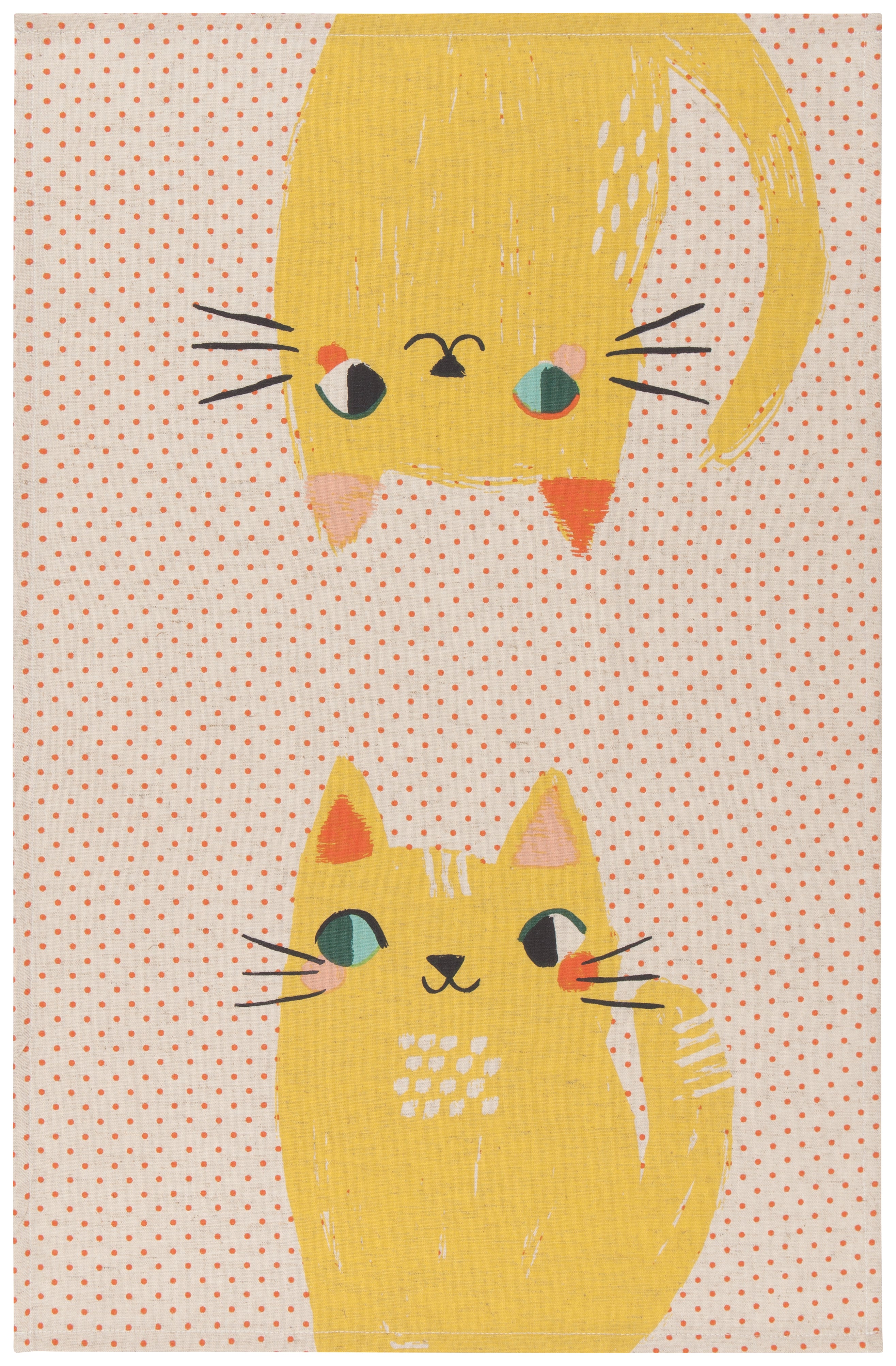 Meow Meow Tea Towels, Set of 2