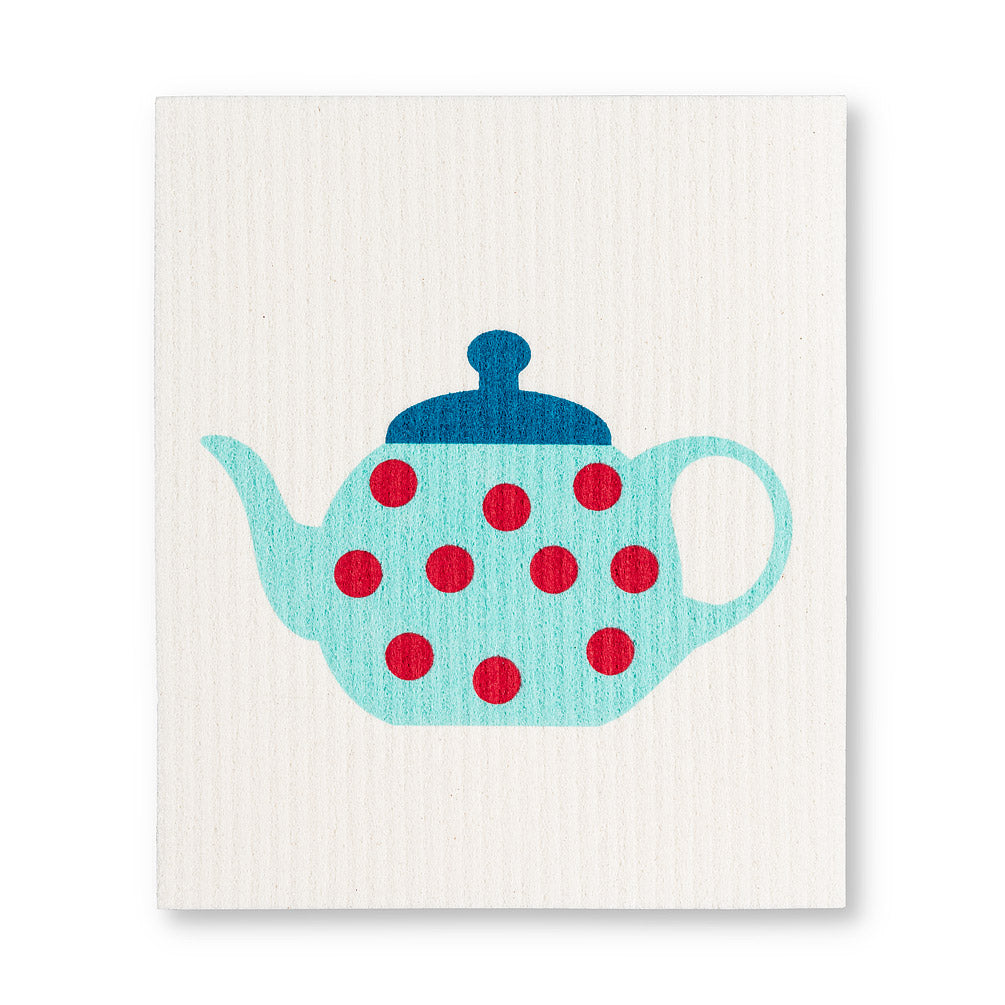 Teapot & Cups Dish Cloth, Set of 2