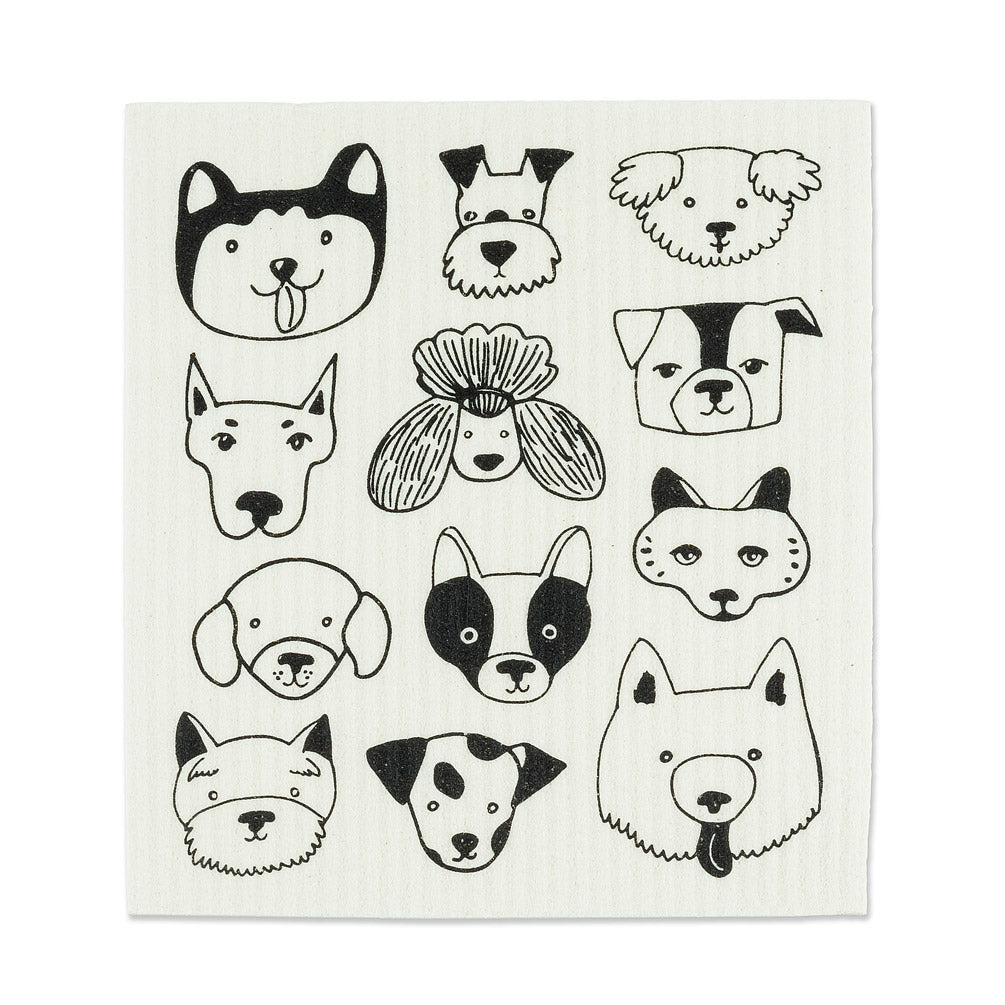 Simple Dog Faces, Set of 2