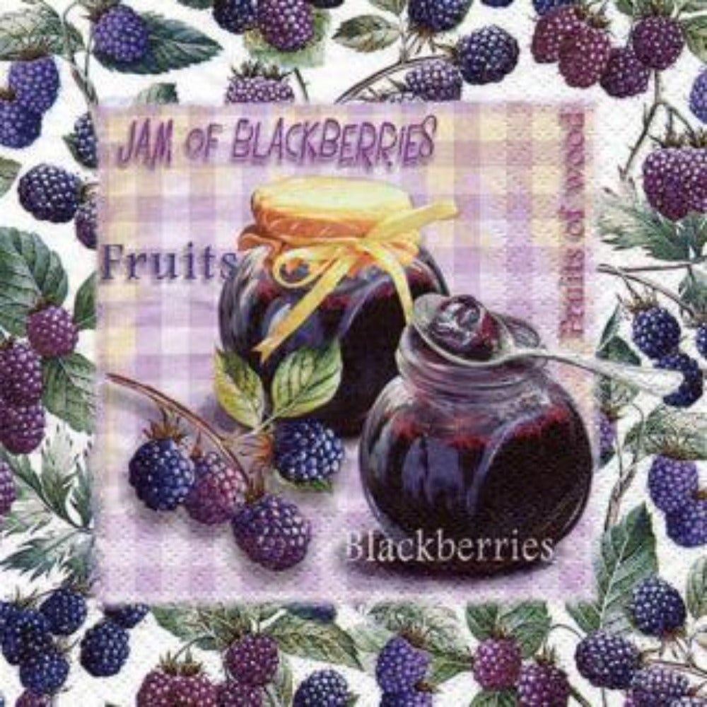 Black Berry Lunch Napkins