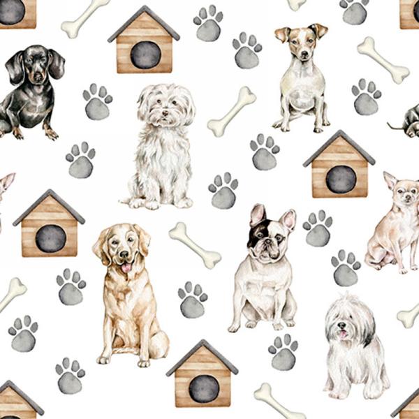 Dogs & Paws Lunch Napkins