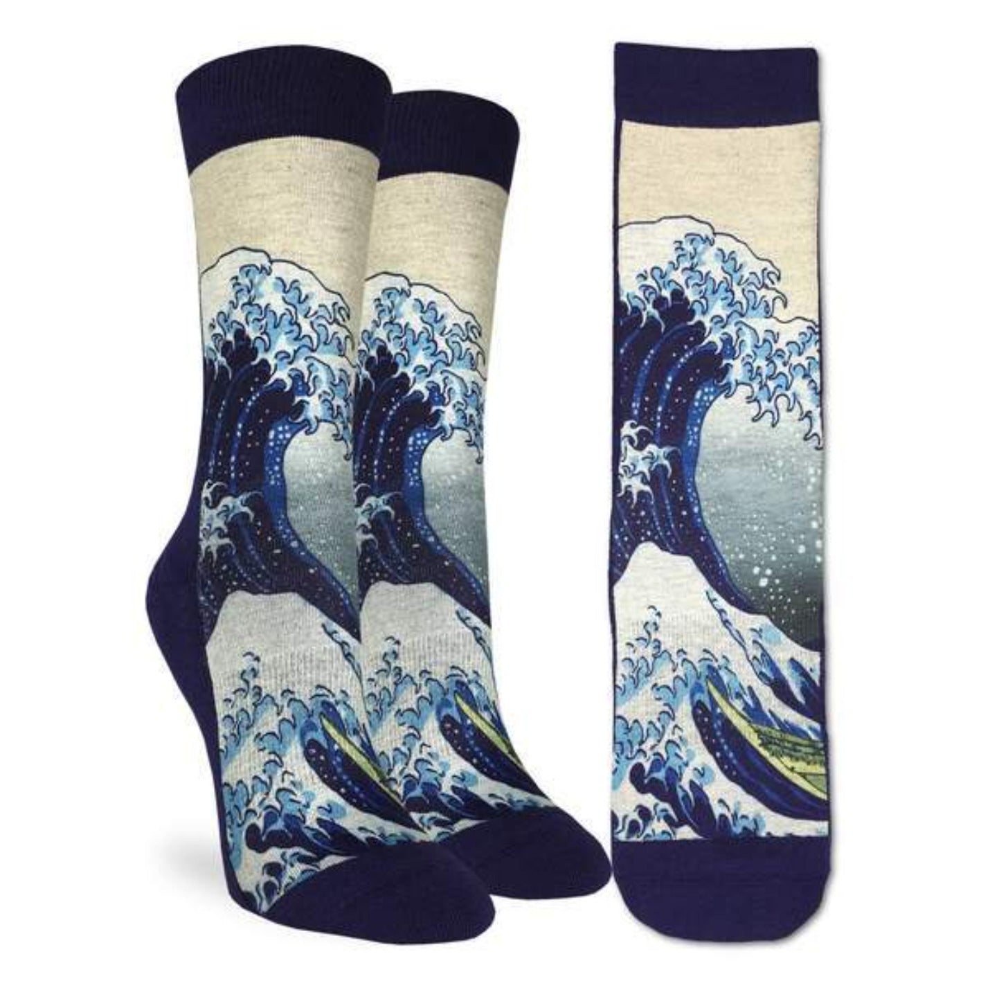 The Great Wave off Kanagawa, Active Fit Socks