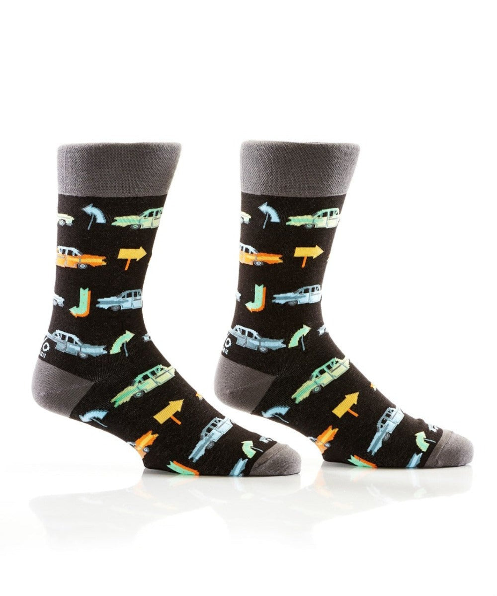 Vintage Cars, Crew Socks