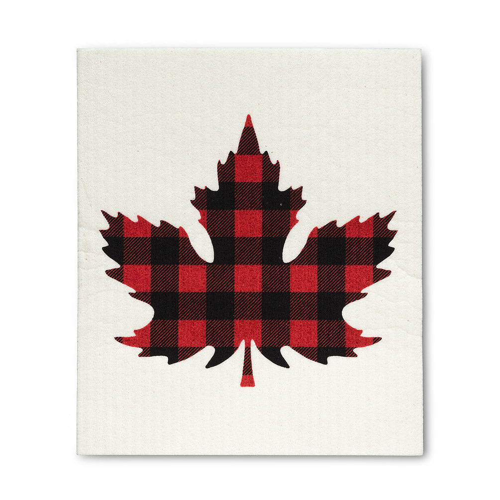 Buffalo Check Maple Leaf, Set of 2