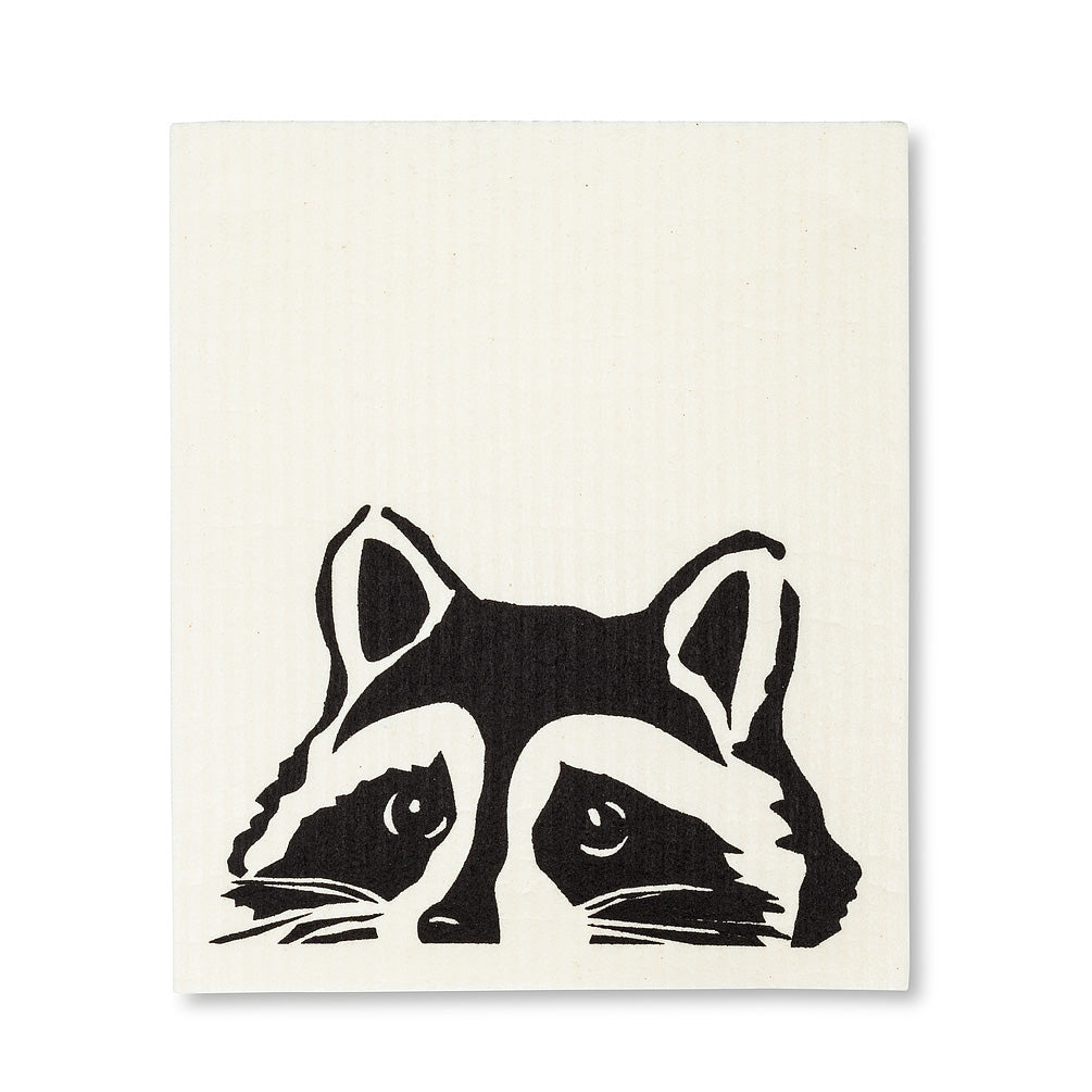 Peeking Raccoon, Set of 2