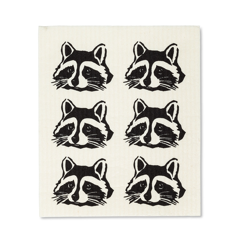 Peeking Raccoon, Set of 2