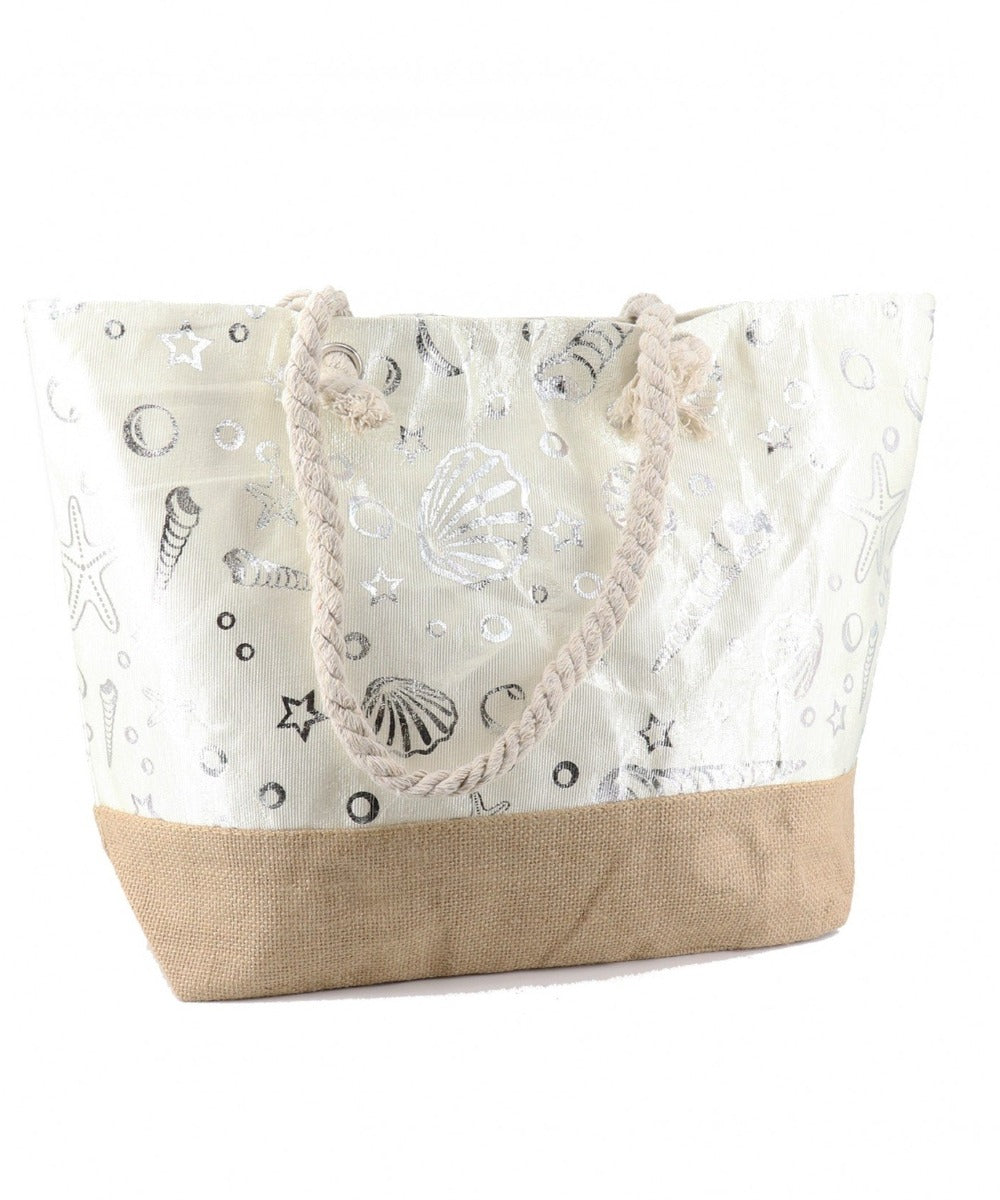 Where My Beaches At in Silver Foil