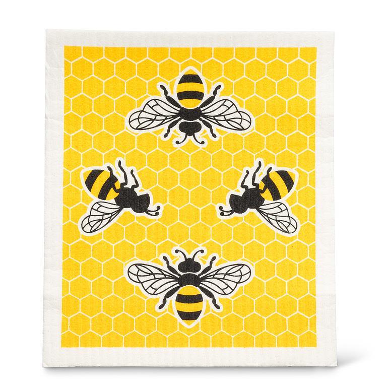 Bees Dishcloth & Kitchen Towel Set