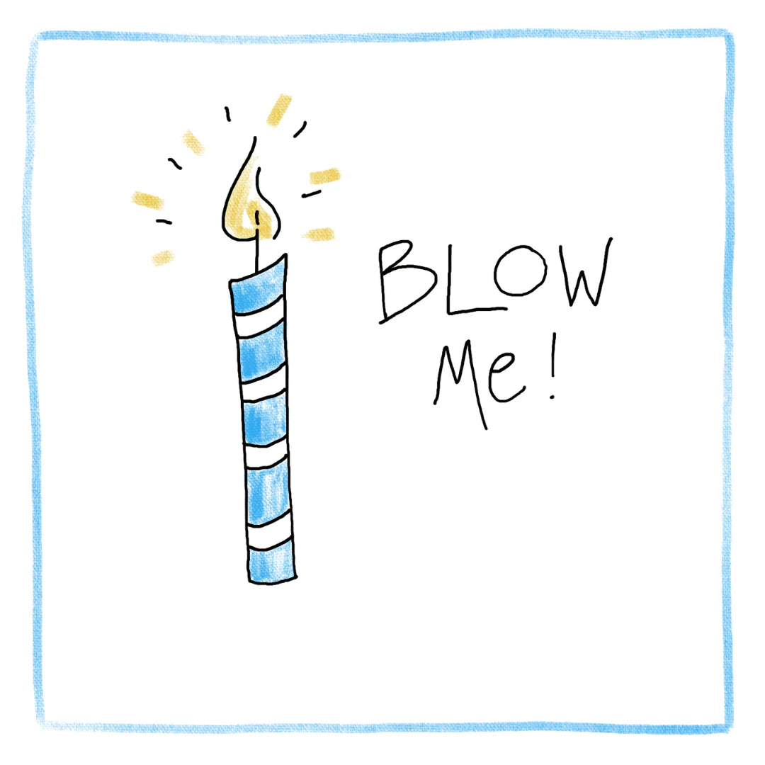 Blow Me, Greeting Card